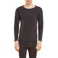 thumbnail image 4 of DHFJKG Mens Thermal Underwear Set Thick Fuzzy Lining Long Johns Base Layer 2 Piece Set Solid Color Slim Fit Top Bottom Autumn Winter Clothes Classic Nightwear, 4 of 4