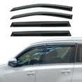 thumbnail image 2 of IKON MOTORSPORTS, Window Visor Compatible With 2014-2019 Toyota Highlander Vent Sun Shade Rain Guards Side Window Deflectors, 2 of 7