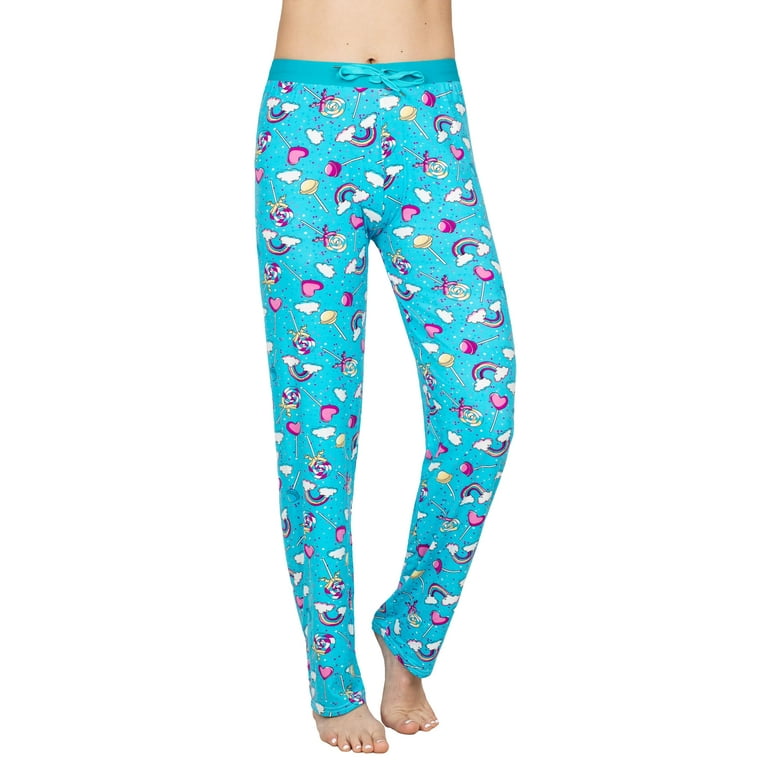 Womens Victoria Collection Super Soft Lounge Pajama Pants Lollipop Candy Print Lollipop Size M