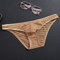 thumbnail image 1 of Calzoncillos transparentes de seda de hielo para hombre, ropa interior fina de cintura baja de malla, sexy, transpirable, de verano, pantalones de moda para jóvenes, 1 of 6