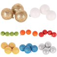 thumbnail image 5 of 12 piezas/lote de adornos navideños de bolas para árbol de Navidad, adornos redondos para fiestas, festivales, productos para el hogar, dulces, 5 of 5