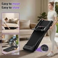 thumbnail image 5 of SONITU 16% Incline Folding Treadmill for Home, 3.0HP Quiet Motor, 300 lbs Capacity, 7-Layer Cushioning, 3 LED Displays with Handrails, 5 of 10