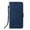 Darkblue, variant on ELEHOLD for Samsung Galaxy A14 5G Embossed Wallet Case, Card Slots Magnetic Clasp Hand Strap Kickstand Function Wireless Charging Shockproof Business PU Leather Flip Folio Cover Case,Black