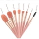 thumbnail image 3 of 8pcs Mini Makeup Brushes Set, Makeup Brush Kit for Blush, Eye Brushes for Blending, Shadow, Eyelash, Lip and Brow - Perfect Touch Up Makeup Kit (Pink), 3 of 4