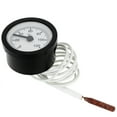 Dial Thermometer Capillary Temperature Gauge 0120℃ water & oil with 1m