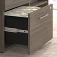 thumbnail image 5 of Office 500 Low Storage Cabinet with Drawers in Modern Hickory - Engineered Wood, 5 of 8