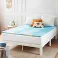 thumbnail image 3 of Best Price Mattress 1.5" Swirl Gel AeroBreeze Cooling Air Flow Memory Foam Topper, Full, 3 of 10