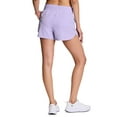 thumbnail image 2 of RBX Active Women's Quick Drying Space Dye Woven Running Shorts With Built In Brief, 2 of 4