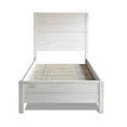 thumbnail image 3 of Grain Wood Furniture Montauk Solid Wood Bed, Twin Size, Rustic Off-White, 3 of 8