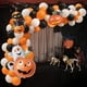 thumbnail image 1 of Kit de arco de guirnalda de globos TUNC Halloween Naranjas Negros Dorados, 1 of 4
