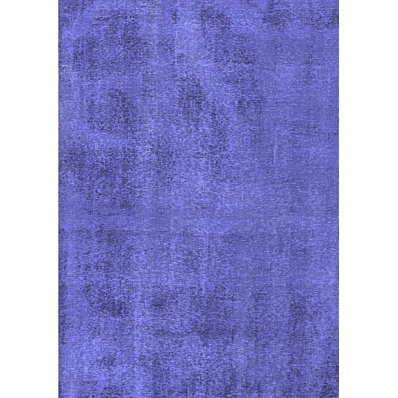 Ahgly Company Indoor Rectangle Oriental Blue Industrial Area Rugs, 8' x 10'