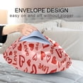 thumbnail image 7 of GZHJMY Valentine's Day Heart Satin Pillowcases for Hair and Skin Soft Like Silk Pillowcase, Satin Cooling Pillow Cases with Envelope Closure, Comfortable and Breathable, 20" x 30" Home Decor, 7 of 7