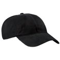 thumbnail image 1 of Top Headwear cepillado Twill Tapa de perfil bajo - Negro TOP HEADWEAR Gorra de béisbol, 1 of 2