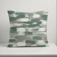 thumbnail image 5 of Creative Products Green Brushstroke Pattern 18x18 Indoor / Outdoor Pillow, 5 of 9