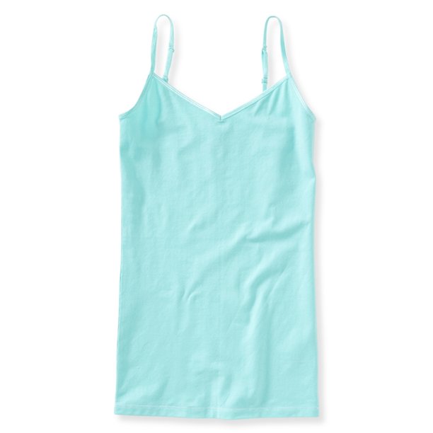 Aeropostale - Camiseta sin mangas para mujer, color verde, mediano Aeropostale Cami