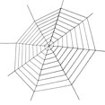 thumbnail image 1 of Telaraña de telarañas para decoración de y exterior de Halloween - Negro 9 Soledad Halloween Spider Wed, 1 of 7