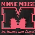 thumbnail image 3 of Disney - Minnie Mouse - In Bows We Trust - Youth Crewneck Fleece Sweatshirt, 3 of 5