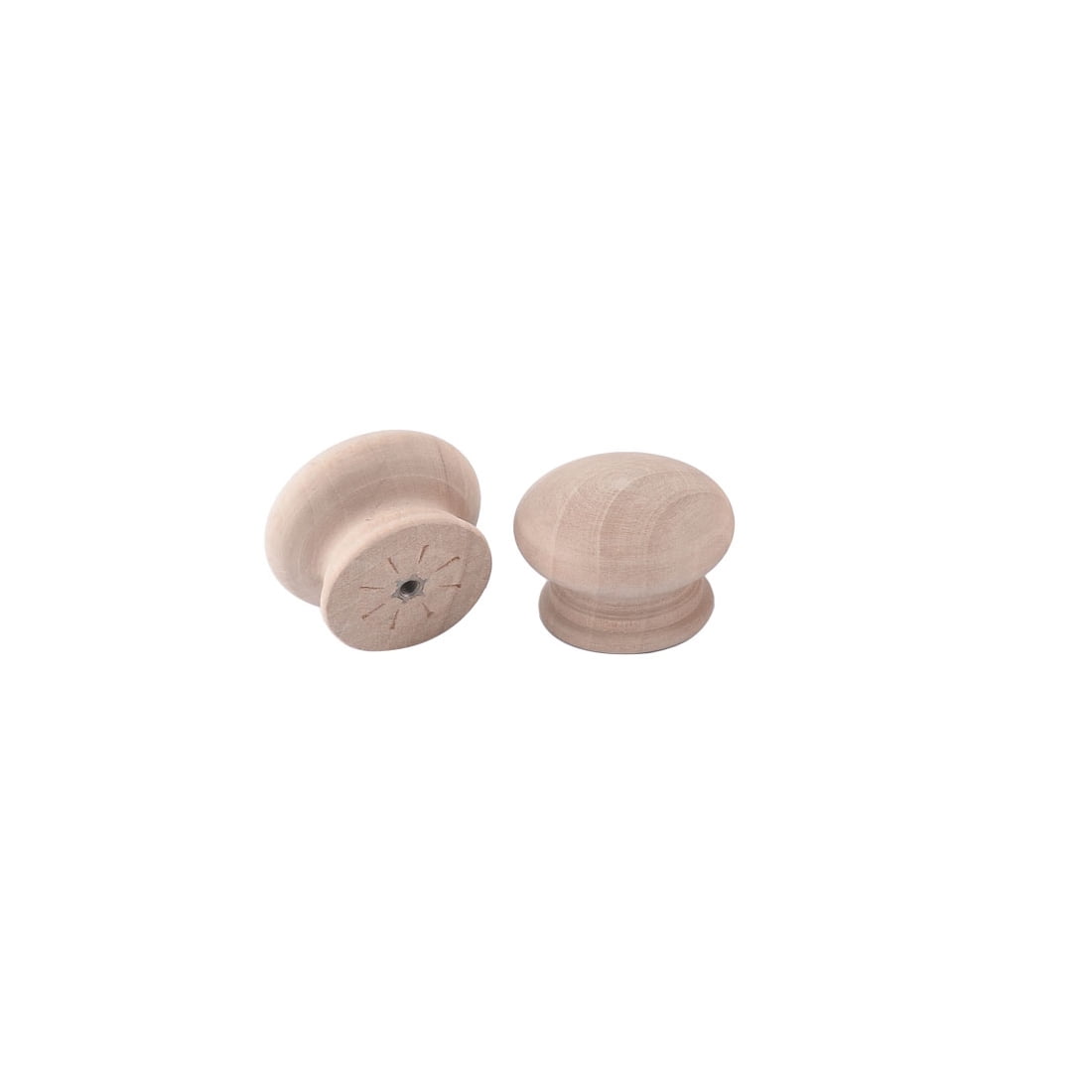 Unique Bargains 45mm Dia Round Cabinet Drawer Cupboard Closet Door Handle Wooden Pull Knob