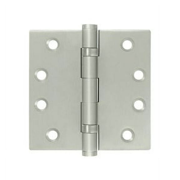 Deltana SS44BU32D-R 4" x 4" Square Hinge; Residential; Satin Stainless Steel Finish