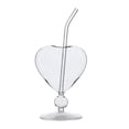 thumbnail image 4 of Taza para bebidas,Copa de cóctel con forma de corazón Copa de corazón creativa,Botella de agua transparente para casa,bar,restaurante,Cerveza Vino Cócteles Bebidas Cristalería, 4 of 8