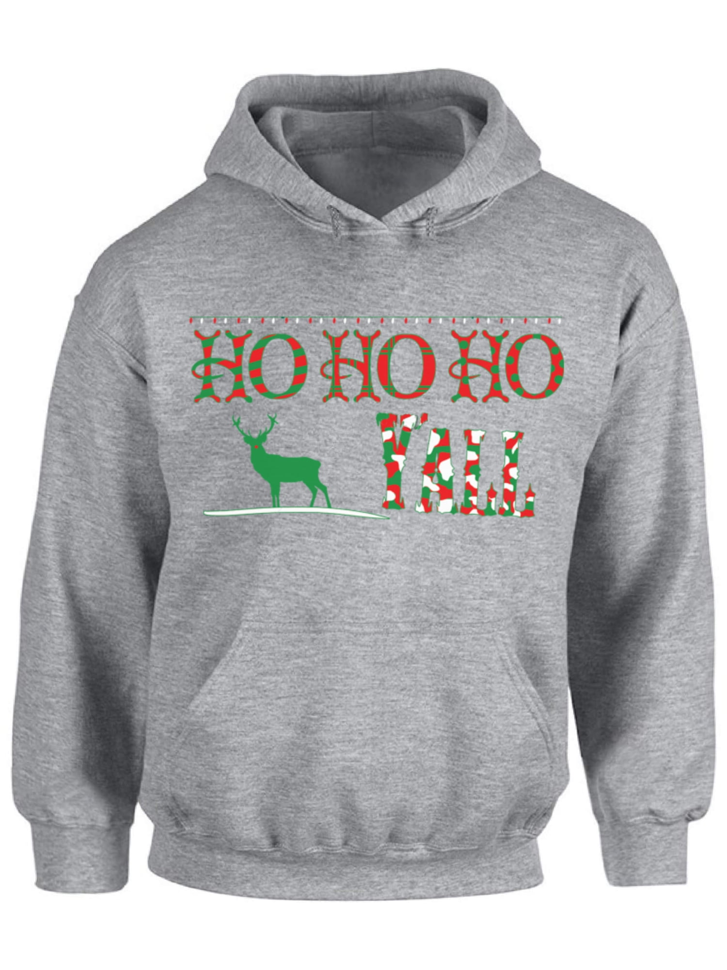 ugly christmas sweater men's hooded reindeer sweater