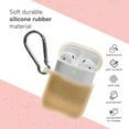 thumbnail image 5 of AirPods Case [Front LED Visible], GMYLE Silicone Protective Shockproof Earbuds Case Cover Skin with Keychain Kit Set Compatible for Apple AirPods 1 & 2 (Sparkling Champagne), 5 of 8