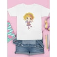 thumbnail image 3 of Pop Star Girl Singing T-Shirt Juniors -Image by Shutterstock,  x-Small, 3 of 4