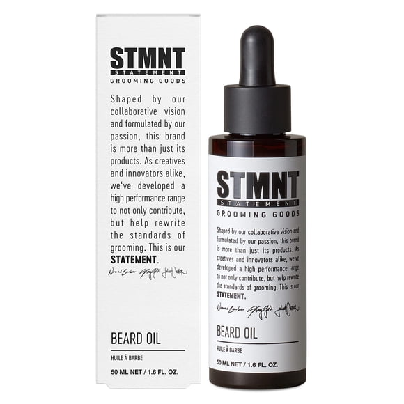 STMNT Grooming Goods Beard Oil, 1.7 oz | Silicone Free| Moisturizing Formula with Natural Oils