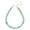 Mint Green, variant on BOOTOOL Women's Olive Green Resin Necklace, 18MM Disc Bead Chunky Choker, Adjustable Boho Jewelry Gift for Her