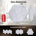 12 Pack Hexagon Acoustic Panels, TONOR 12"x 10"x 0.4" High Density Sound Proof Panels for Walls, Sou