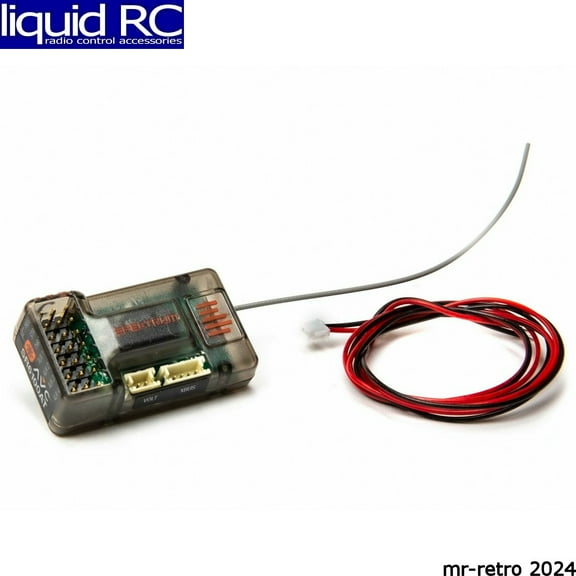 Spektrum SR6100AT 6 Channel AVC/Telemetry Surface Receiver SPMSR6100AT Receivers
