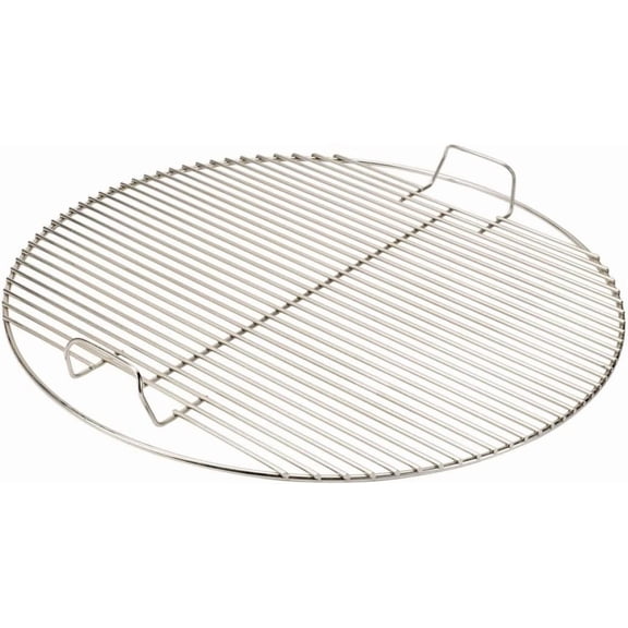 PLERISE 17.5 Inch Heavy Duty Plated Steel Cooking Grate for 18 Inch Charcoal Grills and Smokers (Silver)