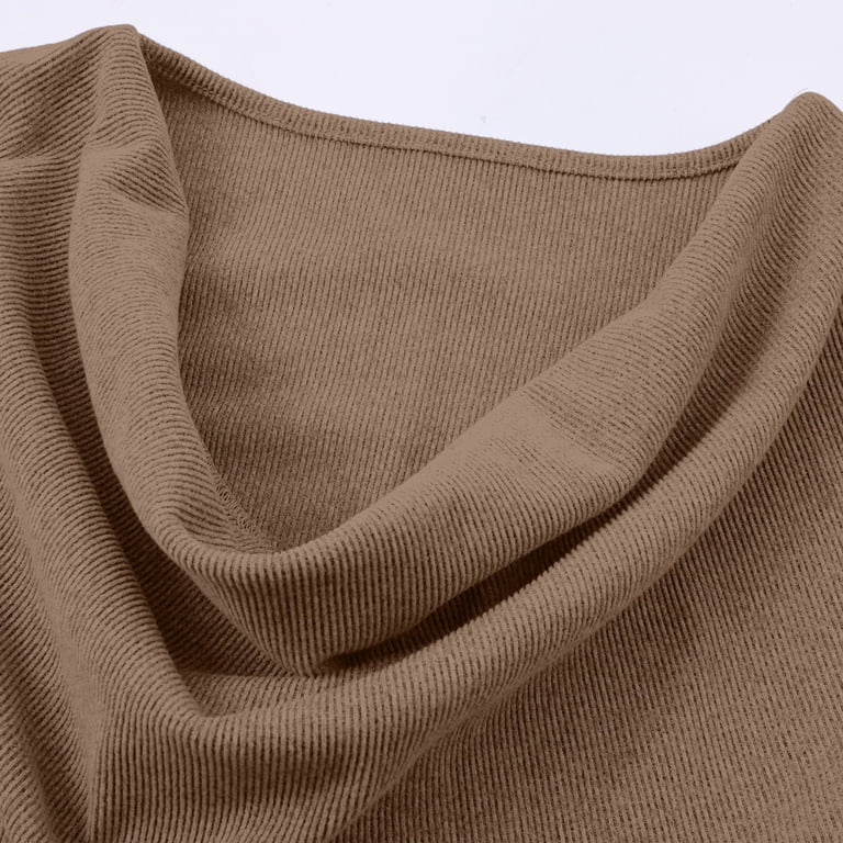 knee length dresses for ladies Felted Knit Cowl Neck Midi Sweater Dress – Offbeat Native main image 0