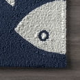 thumbnail image 3 of nuLOOM Vivienne Hand Hooked Indoor/Outdoor Area Rug, 4' x 6', Vivienne Navy, 3 of 6