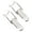 Silver, variant on 2Pcs Cabinet Box Hasp Lock Spring Loaded Latch Catch Toggle Hasp Storage Box Lock Hasp Stainless Steel Hook Lock Hardware