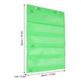 thumbnail image 4 of Learning Resources Magnetic Pocket Chart Squares,Learning Resources Standard Pocket Chart Classroom Supplies Homeschool Pocket Chart,Transparent Pockets, [green], 4 of 9