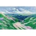 thumbnail image 3 of Maximilien Luce 24x17 Black Modern Framed Museum Art Print Titled - Landscape Near Moulineux Sur Oise (circa 1902-03), 3 of 5