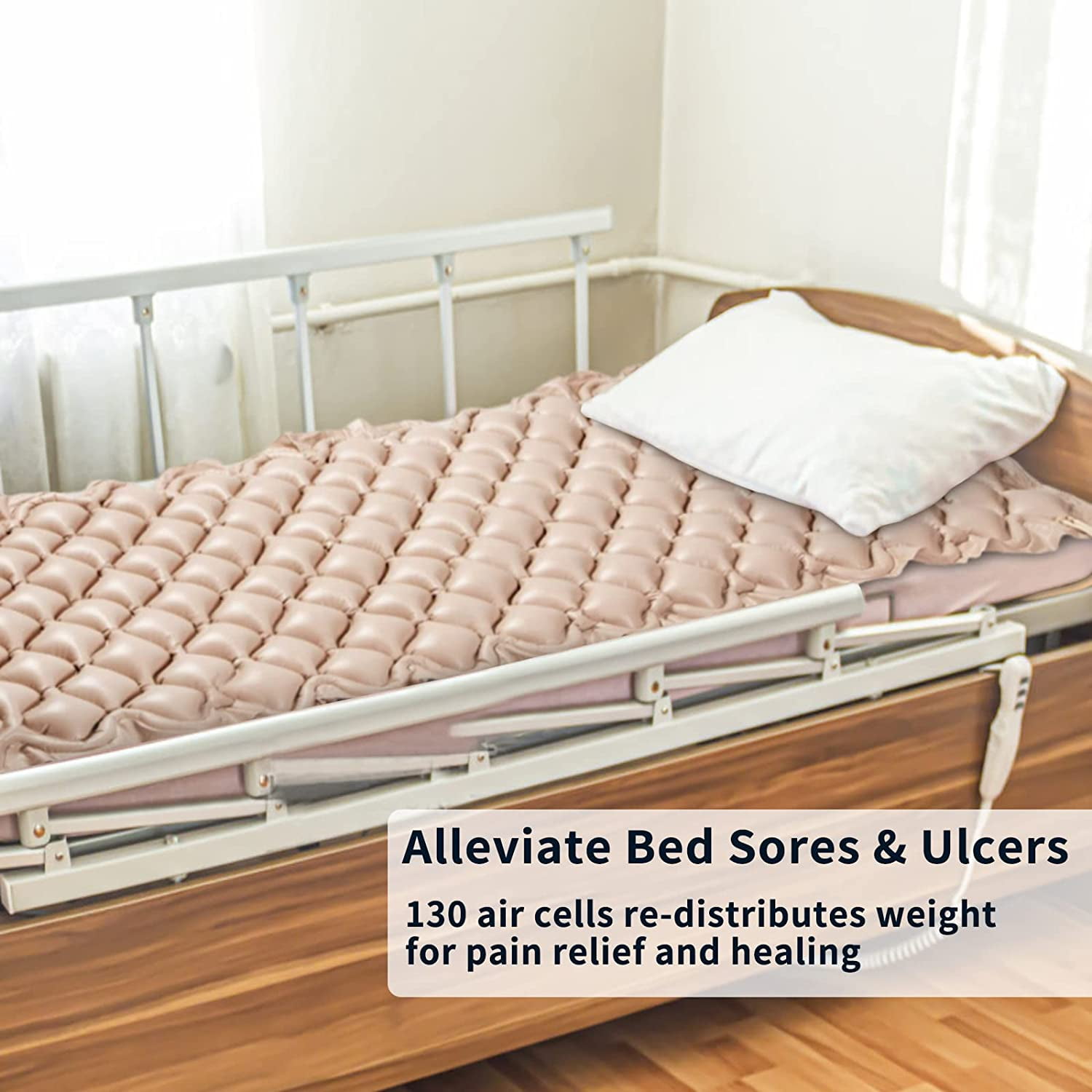Buy Upgraded Alternating Air Pressure Hospital Bed Mattress Topper Pads