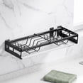 thumbnail image 4 of Aemutady Black Stainless Steel Over Sink Dish Drying Rack Wall Mount Shelf for Plates with Drain Tray, 4 of 6