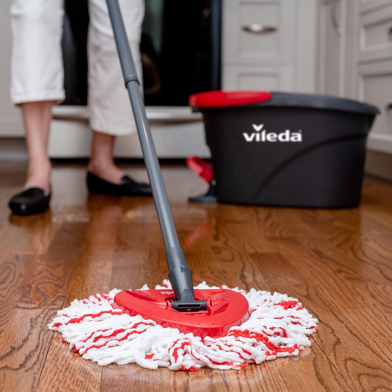 EasyWring Deep Clean Mop Head Replacement, Machine-Washable Refill (6 Pack)