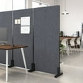 thumbnail image 6 of Bush Business Furniture 34W x 72H Freestanding Privacy Screen in Charcoal, 6 of 6