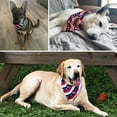 thumbnail image 2 of American Flag Dog Bandanas, Multiple Sizes Offered, Triangle Dog Scarf Patriotic 4th of July Dog Bandanas for Large X-large Dogs (X-Large, Independence Day-2), 2 of 5