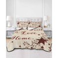 thumbnail image 2 of Twin XL Quilt Bedding Set, Vintage Country Reversible Summer Quilt 3 Pieces, Vintage Rustic Texas Stars Plants Branch Lightweight Bedspreads Coverlets with 2 Pillow Shams for All Seasons, 2 of 5