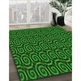 thumbnail image 3 of Ahgly Company Machine Washable Indoor Round Transitional Deep Emerald Green Area Rugs, 3' Round, 3 of 7