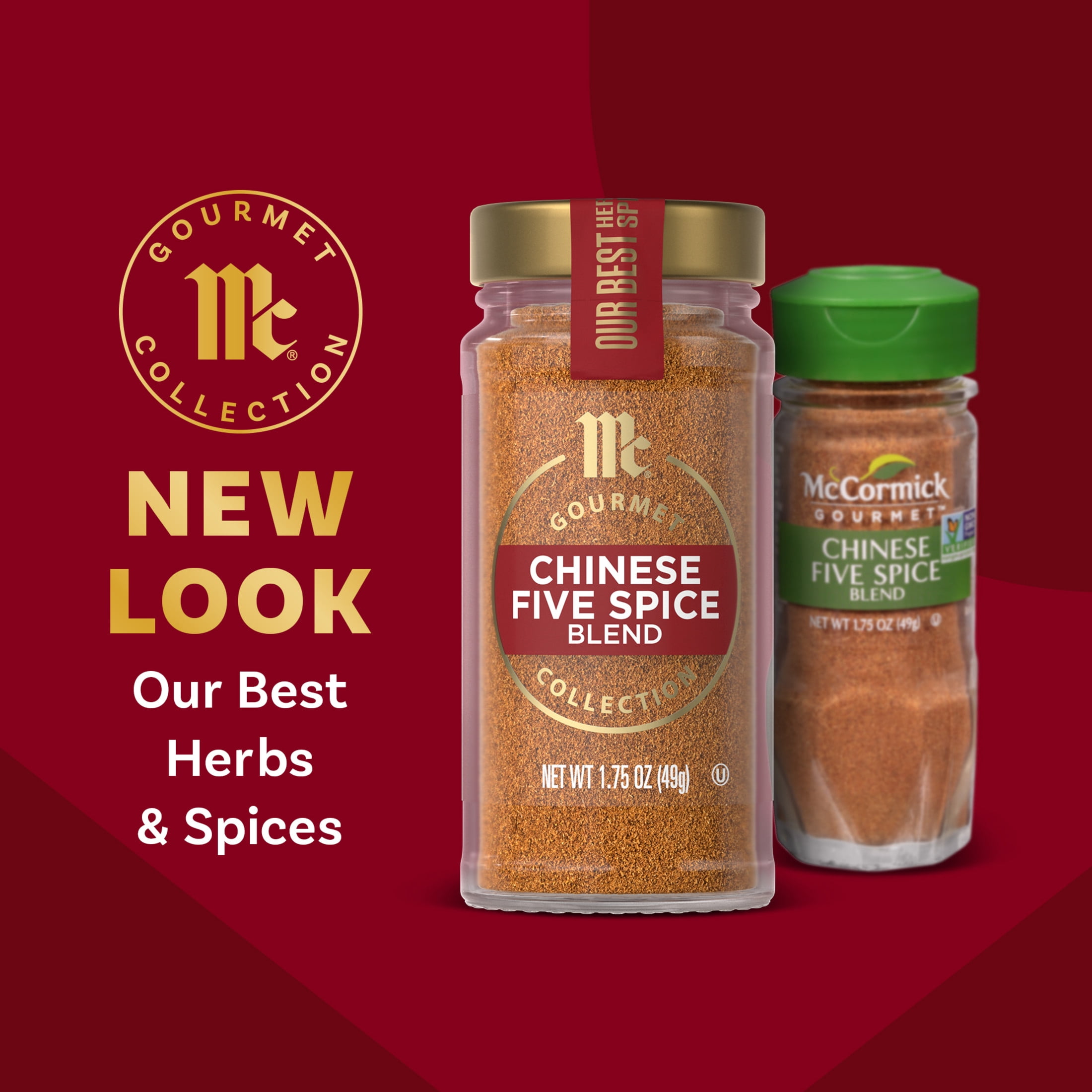 McCormick Gourmet Kosher Chinese Five Spice Blend, 1.75 oz Bottle
