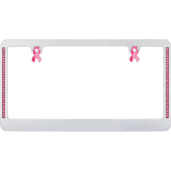 Hope, Chrome/Pink w/fastener caps