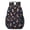 DarkBlue Cartoon Dinosaurs Astronauts, variant on BlackWhite Origami Dinosaurs Tribal 17" Waterproof Oxford School Backpacks for Teens, S-Shape Padded Straps, for School, Travel, Hiking, Camping