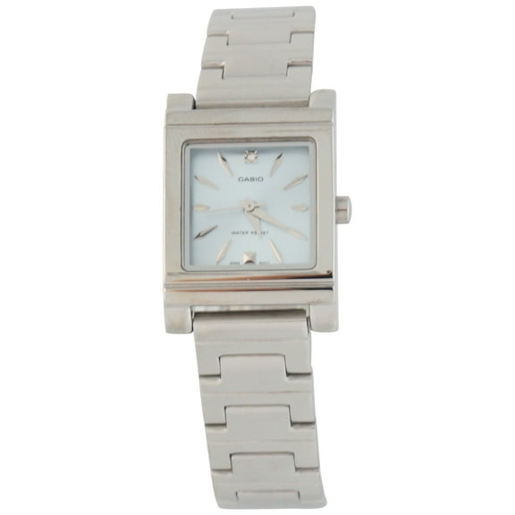 Ladies LTP-1237D-2A2 Stainless Steel Analog Dress Blue Dial Watch