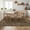 Brown, variant on HIWEAVER Beige 5' x 7'Washable Striped Area Rugs for Living Room Soft Geometric Bordered Indoor Modern Large Throw Carpet for Dining Room