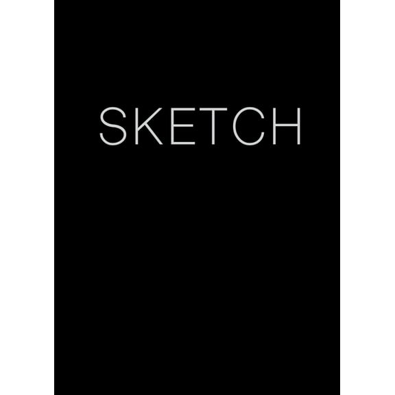 Sketchbook Large Black, (Hardcover)